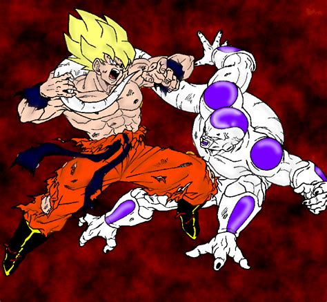 Image - Goku vs frieza by thelucasrbp-d40gw88.png | Dragon Ball Wiki ...