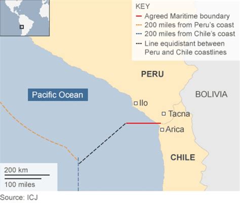 Peru-Chile border defined by UN court at The Hague - BBC News