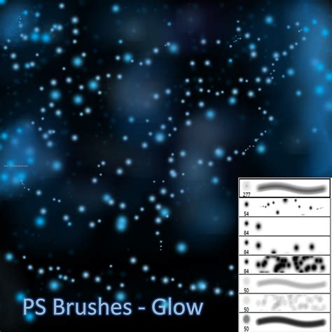 Glow | Photoshop Free Brushes | 123Freebrushes