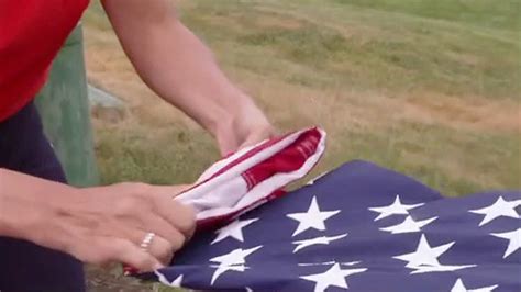 Our American flag: How to fold it properly and other courteous care ...