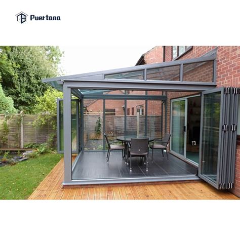 Lean to Wall Mounted Sunroom Patio Room Conservatories Enclosure and ...