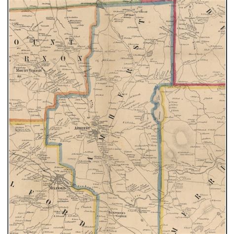 Amherst Nh Map - Etsy