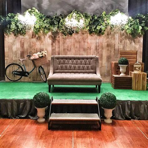 18+ Rustic Wedding Stage Backdrop Gif