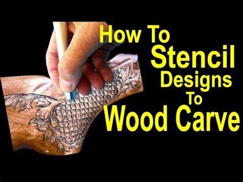 Learn How to Stencil Wood Carving Power Carving 400xs Engraving ...