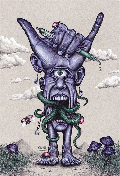 Surreal Monster Drawing by Eli Makani | Weird drawings, Drawings ...