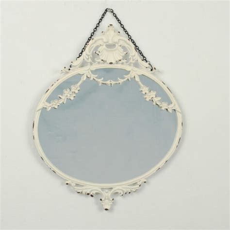 Antique White Vintage Style Mirror - Vintage Charm