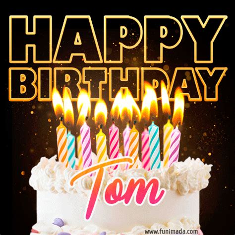 Happy Birthday Tom GIFs - Download on Funimada.com