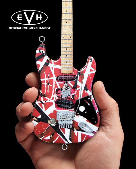 EVH "Frankenstein" Eddie Van Halen Mini Guitar Replica Collectible ...