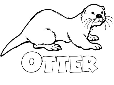 Baby Sea Otter Coloring Page at tanmitchellblog Blog