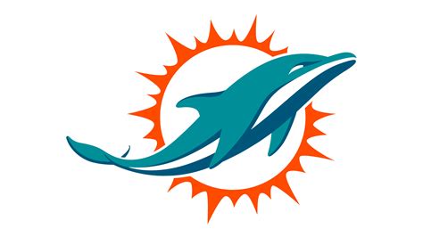 Miami Dolphins Football Logo