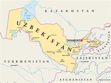 What is the Capital of Uzbekistan? | Mappr