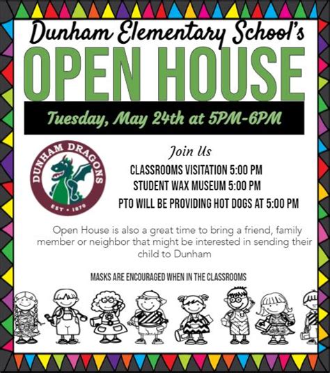 Dunham School District on Twitter: "Please come join us for our Open ...