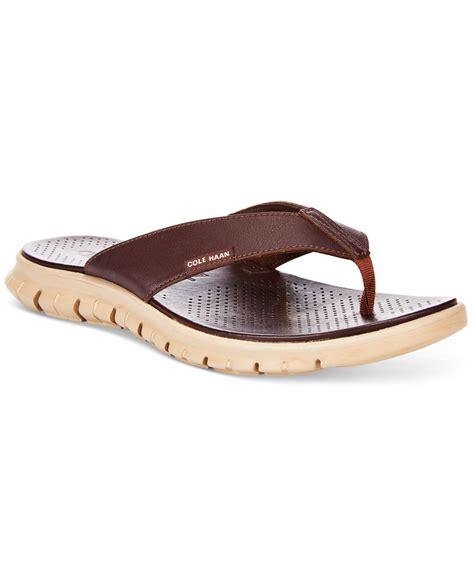 Cole haan Men's Zerogrand Sandals in Brown for Men (Java Brown) - Save ...