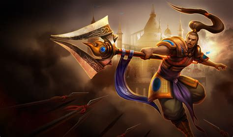 Xin Zhao Classic Skin - Chinese (1) - League of Legends Wallpapers