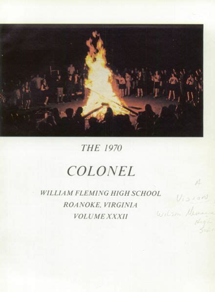 Explore 1970 William Fleming High School Yearbook, Roanoke VA - Classmates