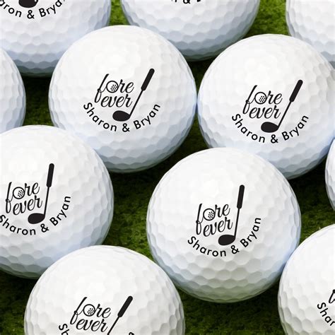 Fore Ever Personalized Golf Balls in 2020 | Golf wedding, Golf theme ...