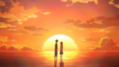 Beautiful Anime sunset | Dark landscape, Aesthetic anime, Anime scenery