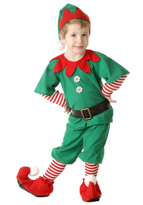 Toddler Happy Christmas Elf Costume