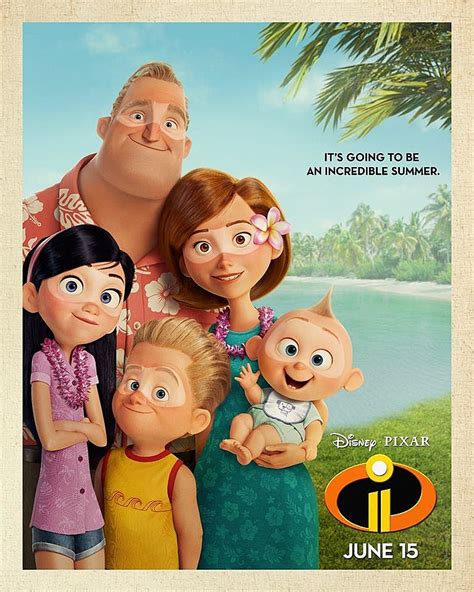 The Parr Family Takes a Vacation in New ‘Incredibles 2’ Poster