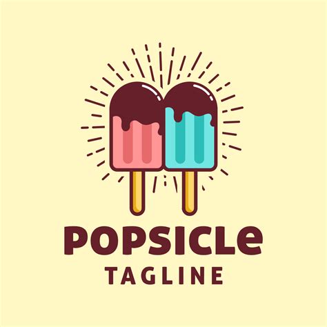 Popsicle logo template, Suitable for restaurant and cafe logo 5211078 ...