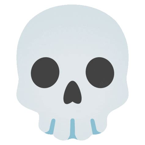 💀 Skull on Noto Color Emoji, Animated 15.0