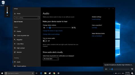 Windows 10 is reportedly getting a new volume flyout to control music