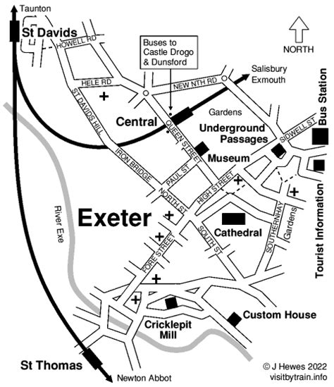 Exeter Bus Station Map