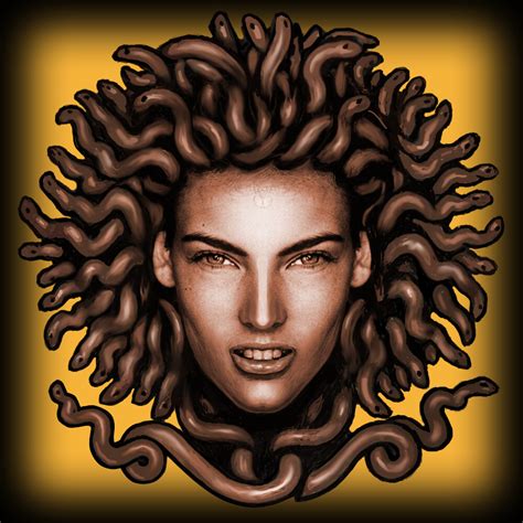 One 1 - Symbol for Slot Game - Gorgon medusa