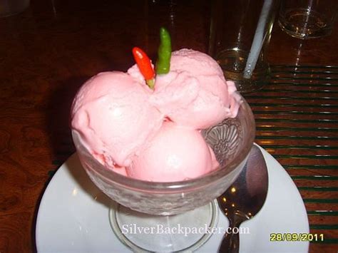 Sili Ice Cream made with chillies. Cold and Spicy hot ice cream