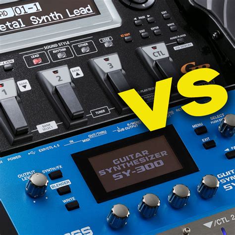 BOSS SY-300 Guitar Synthesizer vs. ROLAND GR-55 Guitar Synthesizer ...