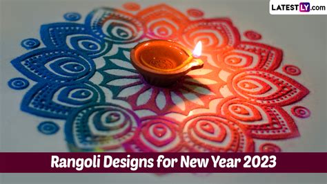 Festivals & Events News | Simple ‘Happy New Year’ Rangoli Designs and ...