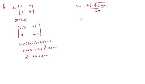 SOLVED:Determine the eigenvalues of the given matrix A. That is ...