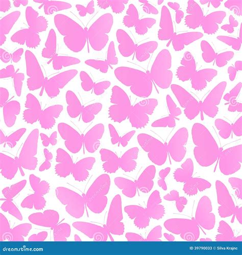 Pink Butterflies Background Vector Stock Vector - Image: 39790033