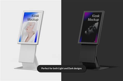 Kiosk Mockup (3 Types) - Mockup Daddy