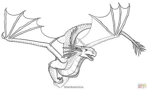 Icewing Dragon coloring page | Free Printable Coloring Pages