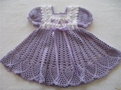 Crochet Pattern for Baby Girl Dress PDF by ThePatternParadise