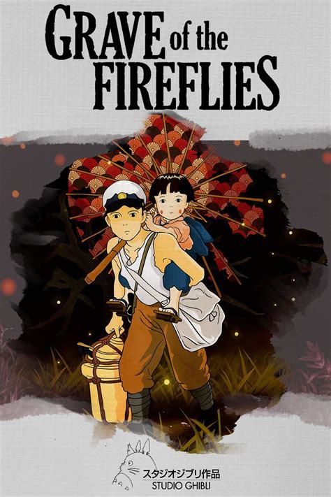 Grave Of The Fireflies Poster - Coloric