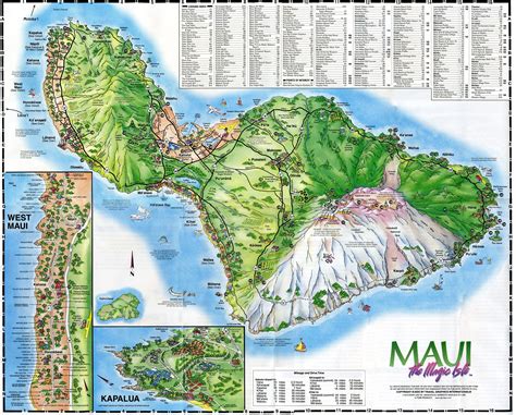 Maui Printable Map