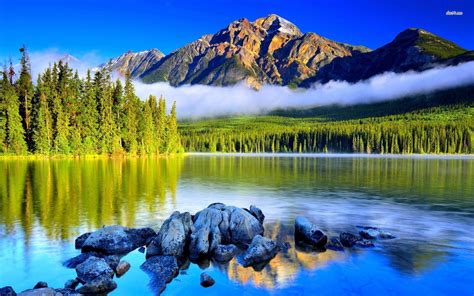 Mountain Lake Desktop Wallpapers - Top Free Mountain Lake Desktop ...