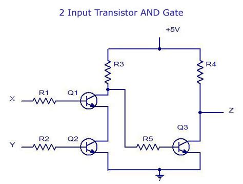 Not Gate Circuit Diagram Using Transistor