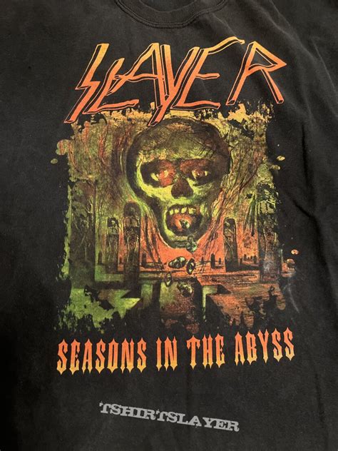 Slayer, Slayer Seasons In The Abyss Tour TShirt or Longsleeve ...