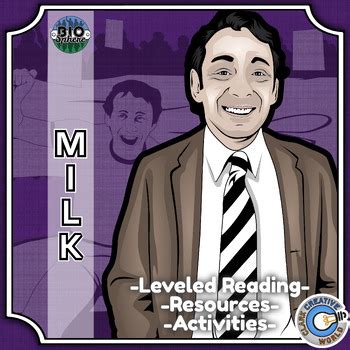 Harvey Milk Biography - Reading, Digital INB, Slides & Activities