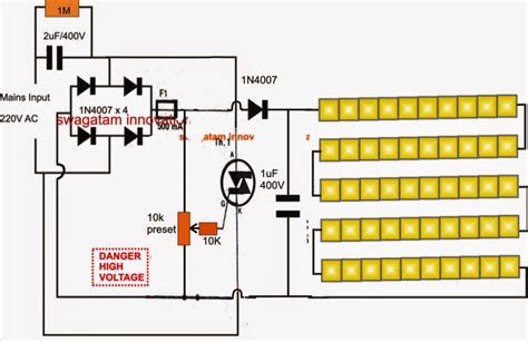 50 Watt Led Light Circuit Diagram