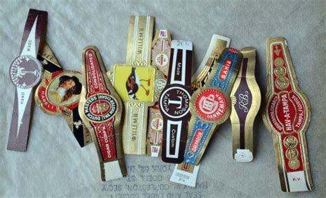 10 Vintage Cigar Bands