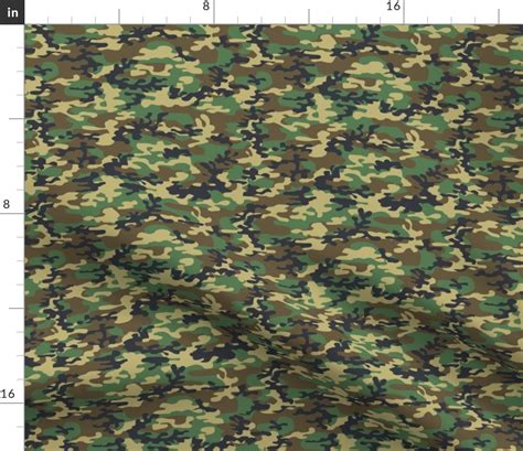 woodland camo fabric Fabric | Spoonflower