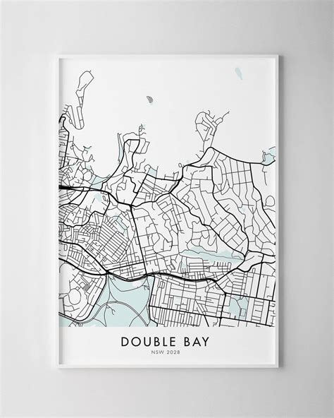 Sydney – Double Bay Map Print - Chelsea Chelsea