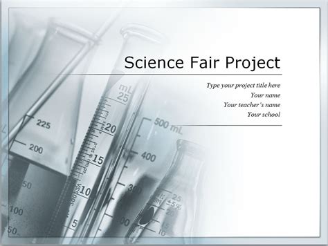 Science Fair Template | PowerPoint Science Fair Template