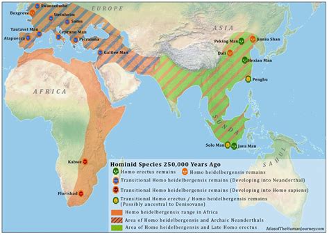 Homo Erectus Map | Maps of Human migrations | Pinterest