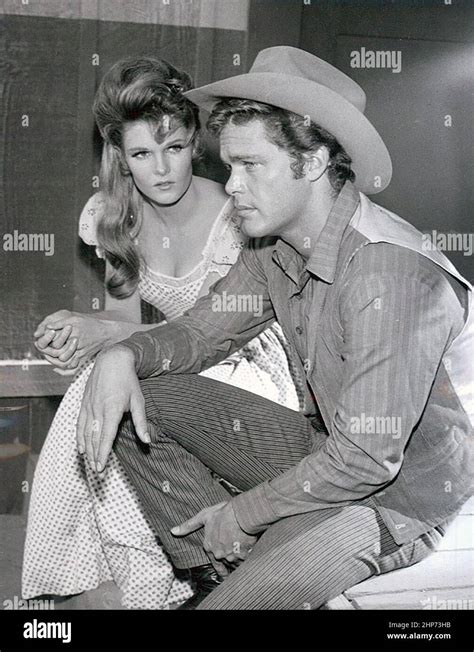 Doug McClure and Jean Hale in a publicity photo for A Matter of Destiny ...