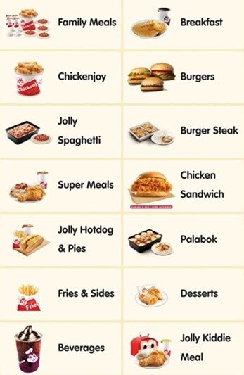 Jollibee Menu Price 2023 Philippines